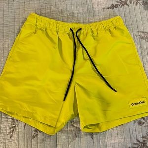 Calvin Klein swim trunks. New, never worn.